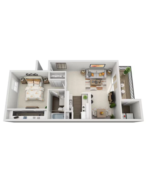 The Clipper 1010 floor plan